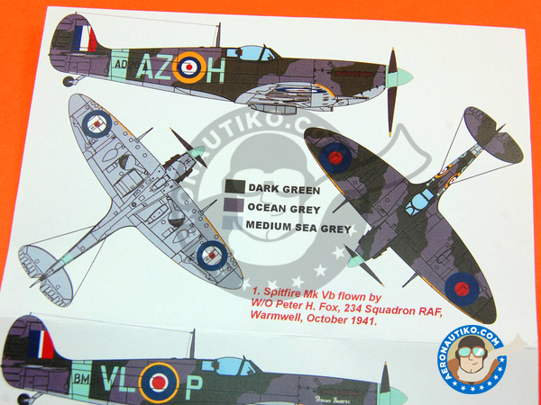 Image 5: Supermarine Spitfire Mk. Vb | Masks in 1/32 scale manufactured by Montex Mask (ref. K32225)