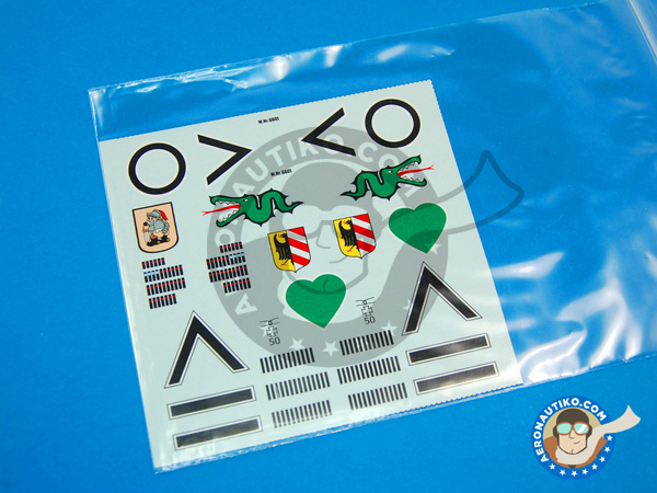 Image 4: Messerschmitt Bf 109 F-2 | Masks in 1/32 scale manufactured by Montex Mask (ref. K32229)