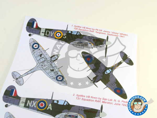 Image 2: Supermarine Spitfire Mk. Vb | Masks in 1/32 scale manufactured by Montex Mask (ref. K32252)