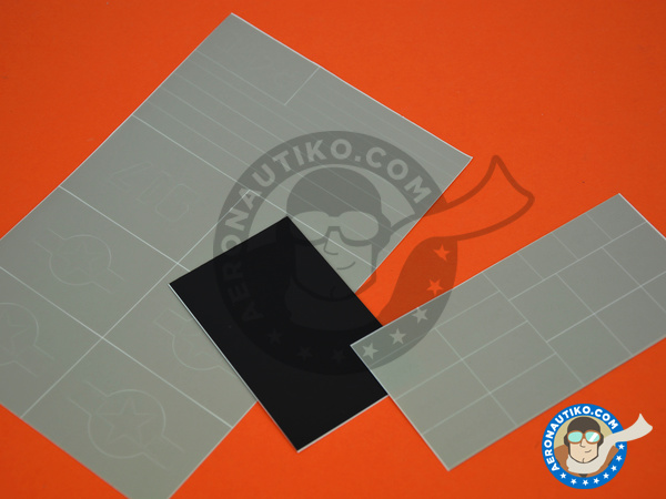 Image 1: Republic P-47 Razorback D | Masks in 1/48 scale manufactured by Montex Mask (ref. K48025)