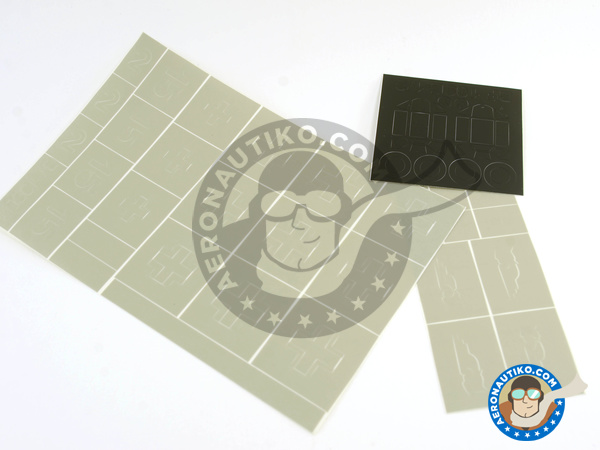 Image 2: Messerschmitt Bf 109 E-1 | Masks in 1/48 scale manufactured by Montex Mask (ref. K48032)