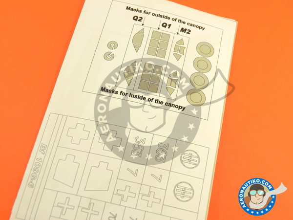 Image 4: Messerschmitt Bf 109 G6 | Masks in 1/48 scale manufactured by Montex Mask (ref. K48053)
