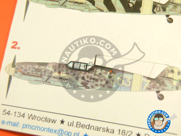 Image 6: Messerschmitt Bf 109 G6 | Masks in 1/48 scale manufactured by Montex Mask (ref. K48053)