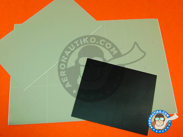 Image 3: Curtiss P-40 Warhawk N | Masks in 1/48 scale manufactured by Montex Mask (ref. K48142)