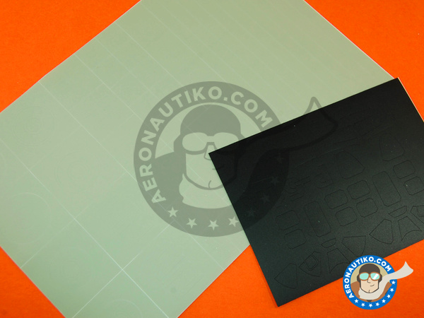 Image 2: North American P-51 Mustang A | Máscaras en escala 1/48 fabricado por Montex Mask (ref. K48167)