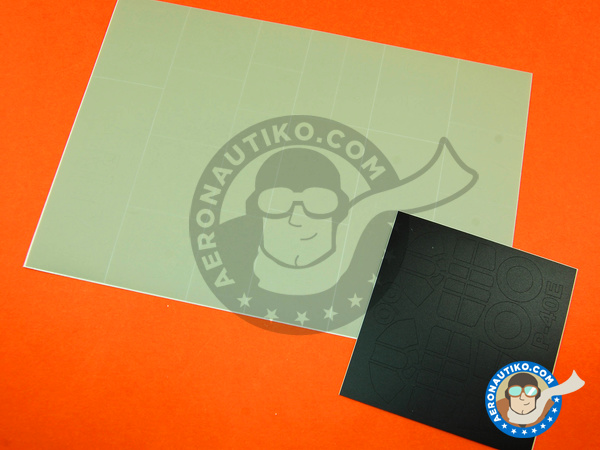 Image 5: Curtiss P-40 Warhawk E | Máscaras en escala 1/48 fabricado por Montex Mask (ref. K48170)