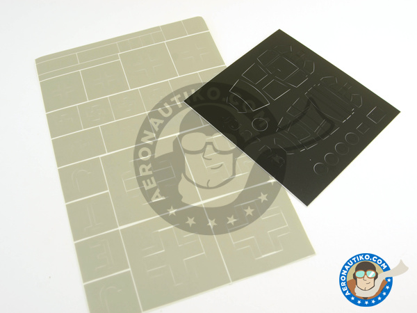 Image 1: Junkers Ju-87 Stuka G-2 | Masks in 1/48 scale manufactured by Montex Mask (ref. K48185)