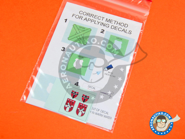 Image 3: Messerschmitt Bf 109 F-2 | Masks in 1/48 scale manufactured by Montex Mask (ref. K48192)