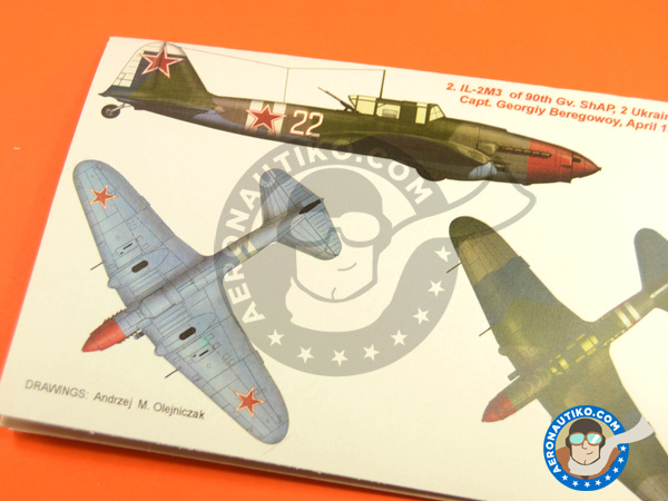 Image 4: Ilyushin IL-2 Shturmovik IL-2M3 |  in 1/48 scale manufactured by Montex Mask (ref. K48212)