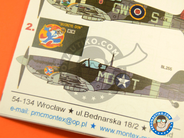 Image 7: Supermarine Spitfire Mk Vb | Masks in 1/48 scale manufactured by Montex Mask (ref. K48215)