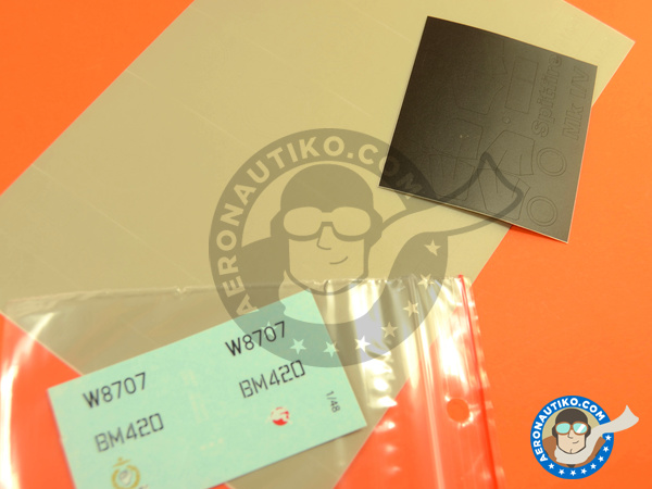 Image 1: Supermarine Spitfire Mk. Vb | Masks in 1/48 scale manufactured by Montex Mask (ref. K48236)