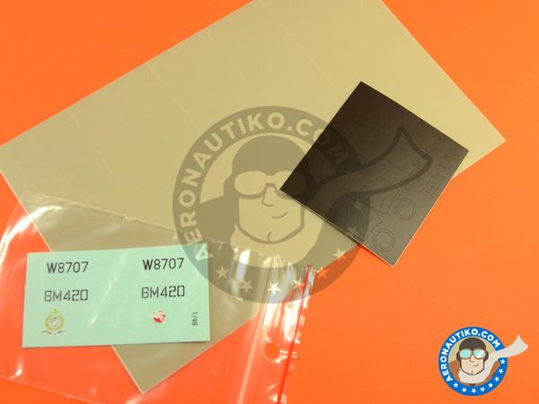 Image 3: Supermarine Spitfire Mk. Vb | Masks in 1/48 scale manufactured by Montex Mask (ref. K48236)