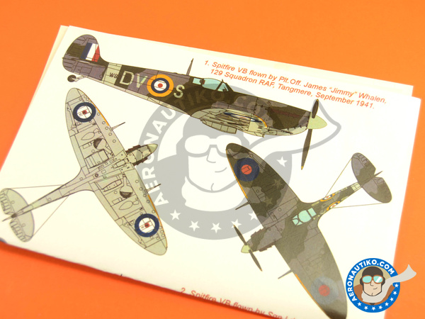 Image 4: Supermarine Spitfire Mk. Vb | Masks in 1/48 scale manufactured by Montex Mask (ref. K48236)