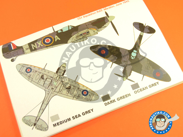 Image 5: Supermarine Spitfire Mk. Vb | Masks in 1/48 scale manufactured by Montex Mask (ref. K48236)