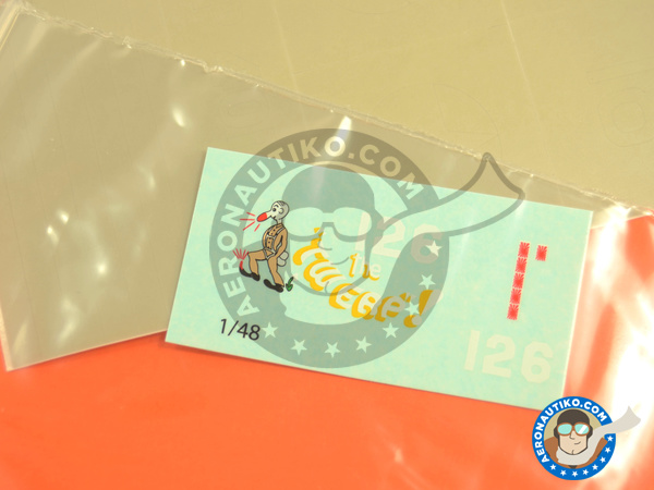 Image 1: Curtiss P-40 Warhawk M | Masks in 1/48 scale manufactured by Montex Mask (ref. K48239)