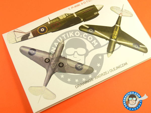 Image 4: Curtiss P-40 Warhawk M | Masks in 1/48 scale manufactured by Montex Mask (ref. K48239)
