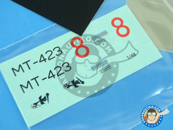 Image 1: Messerschmitt Bf 109 G-6 | Masks in 1/48 scale manufactured by Montex Mask (ref. K48247)