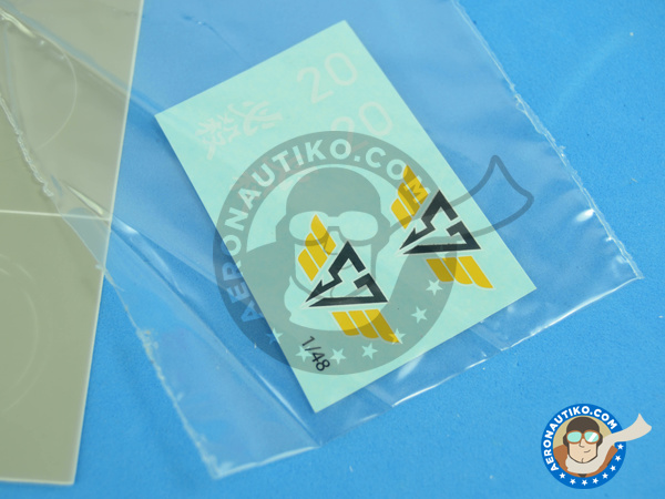 Image 1: Najakima Ki-84 | Masks in 1/48 scale manufactured by Montex Mask (ref. K48250)