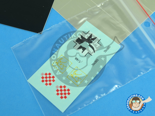 Image 4: Messerschmitt Bf 109 G-14AS | Masks in 1/48 scale manufactured by Montex Mask (ref. K48252)