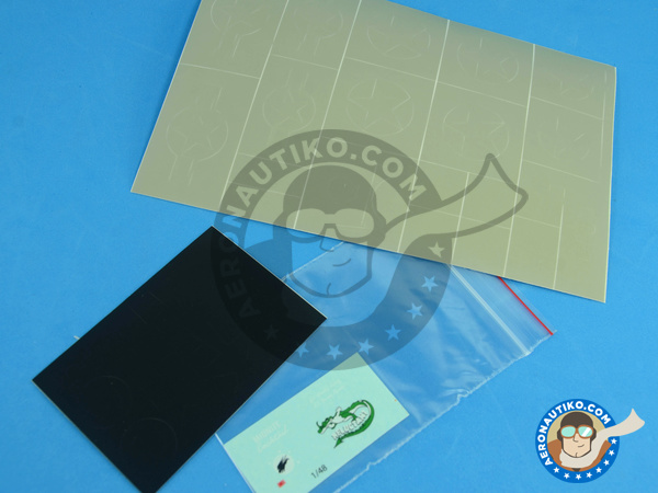 Image 2: Vought F4U Corsair 1 | Masks in 1/48 scale manufactured by Montex Mask (ref. K48253)