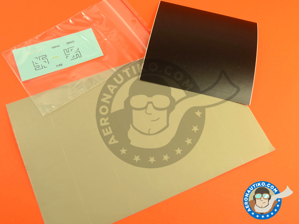 Image 2: Focke-Wulf Fw 190 Würger F-8 | Masks in 1/48 scale manufactured by Montex Mask (ref. K48261)