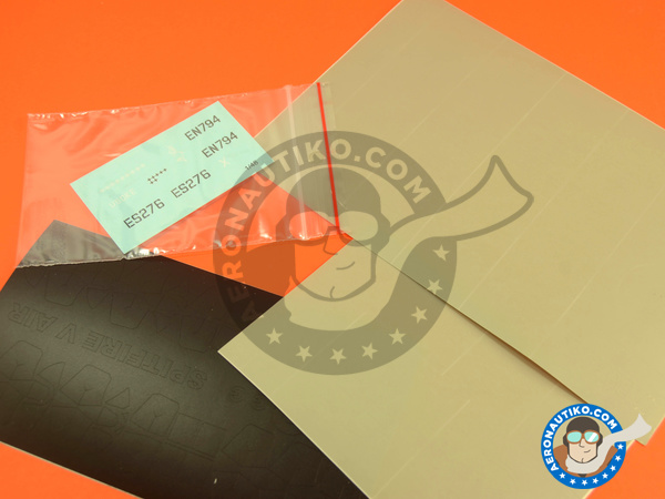 Image 1: Supermarine Spitfire Mk Vb | Masks in 1/48 scale manufactured by Montex Mask (ref. K48271)