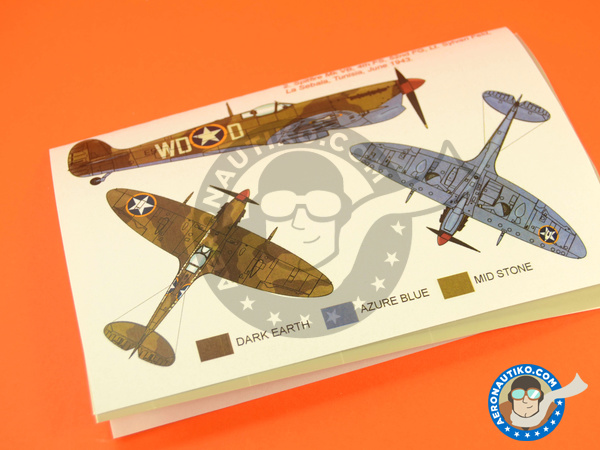 Image 3: Supermarine Spitfire Mk Vb | Masks in 1/48 scale manufactured by Montex Mask (ref. K48271)