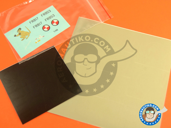 Image 3: Curtiss P-40 Warhawk M | Masks in 1/48 scale manufactured by Montex Mask (ref. K48277)