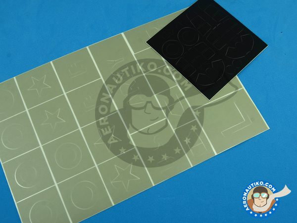 Image 2: Curtiss P-40 Warhawk E | Masks in 1/48 scale manufactured by Montex Mask (ref. K48288)