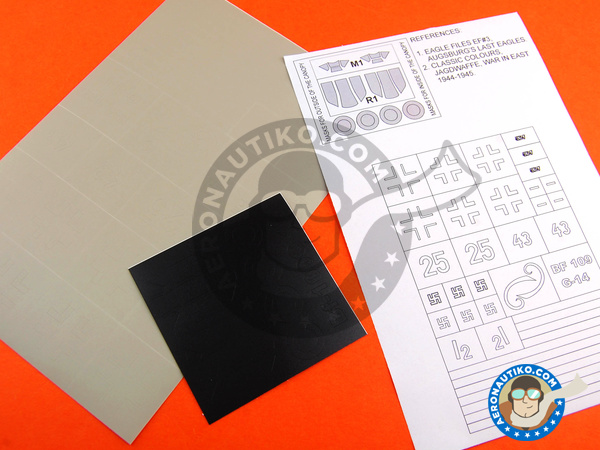 Image 2: Messerschmitt Bf 109 G-14 | Máscaras en escala 1/48 fabricado por Montex Mask (ref. KAM48121)