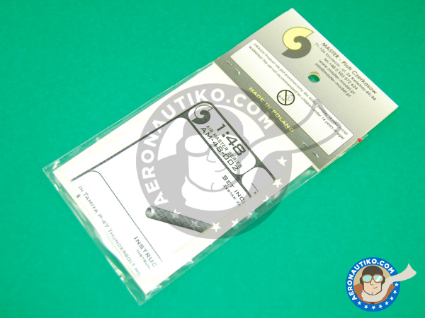 Image 6: Republic P-47 Thunderbolt D Bubbletop | Máscaras en escala 1/48 fabricado por Montex Mask (ref. KAM48143)