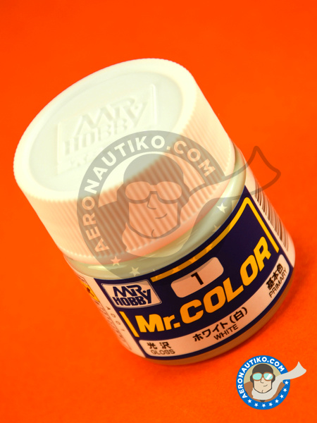 White | Mr Color paint manufactured by Mr Hobby (ref. C001) image