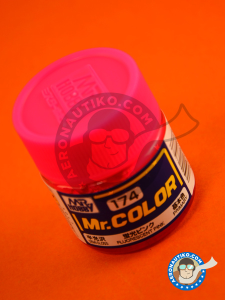 Fluorescent pink | Mr Color paint manufactured by Mr Hobby (ref. C174) image