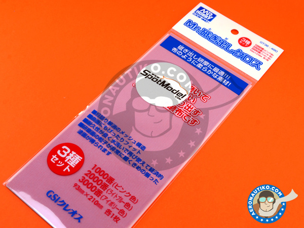 Image 6: Waterproof cloth file #1000, #2000, #3000 | File manufactured by Mr Hobby (ref. GT-36)