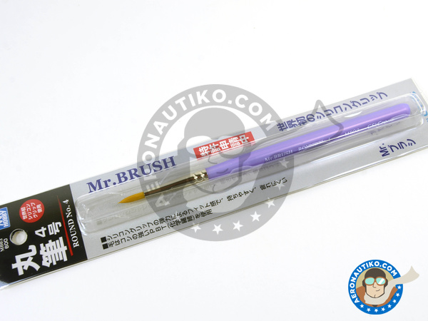 Image 1: Mr. Brush round 4 | Brush manufactured by Mr Hobby (ref. MB-03)