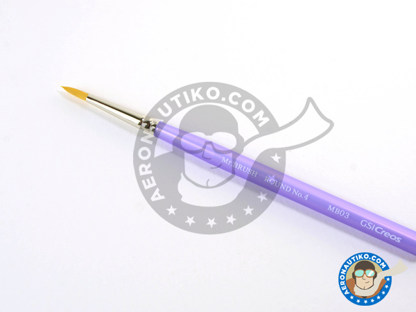 Image 2: Mr. Brush round 4 | Brush manufactured by Mr Hobby (ref. MB-03)