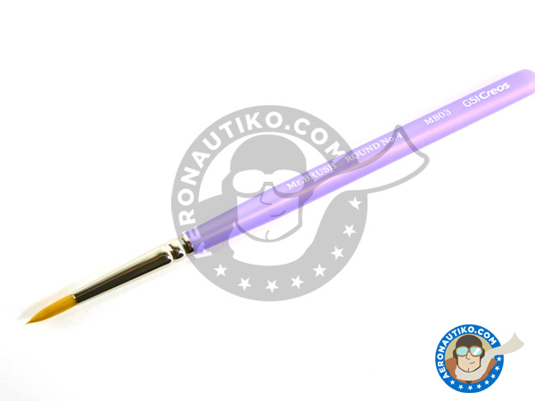 Image 3: Mr. Brush round 4 | Brush manufactured by Mr Hobby (ref. MB-03)