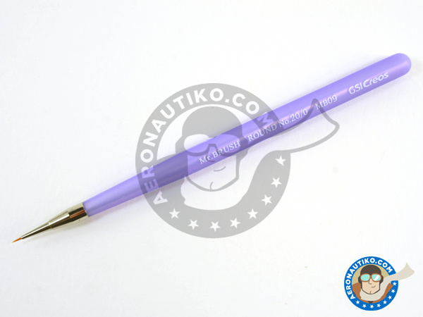 Image 1: Mr. Brush round 20/0 | Brush manufactured by Mr Hobby (ref. MB-09)
