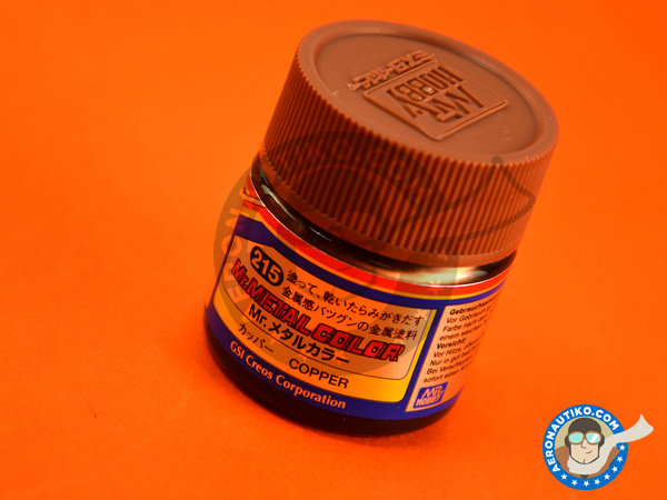 Image 1: Cobre 1x10ml | Pintura de la gama Mr Color fabricado por Mr Hobby (ref. MC-215)