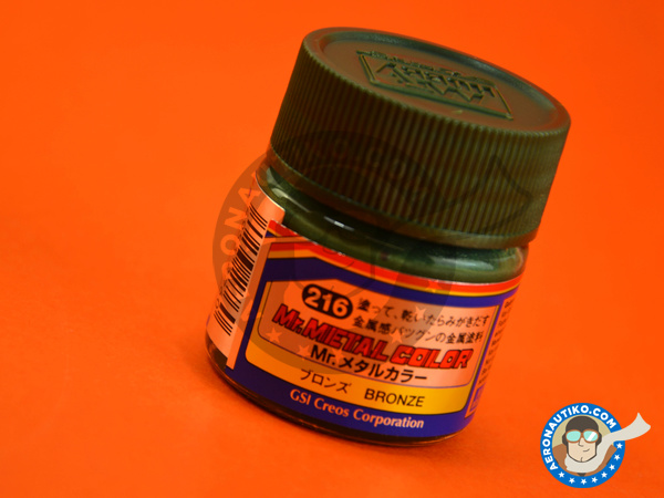 Image 1: Bronze | Mr Color paint manufactured by Mr Hobby (ref. MC-216)