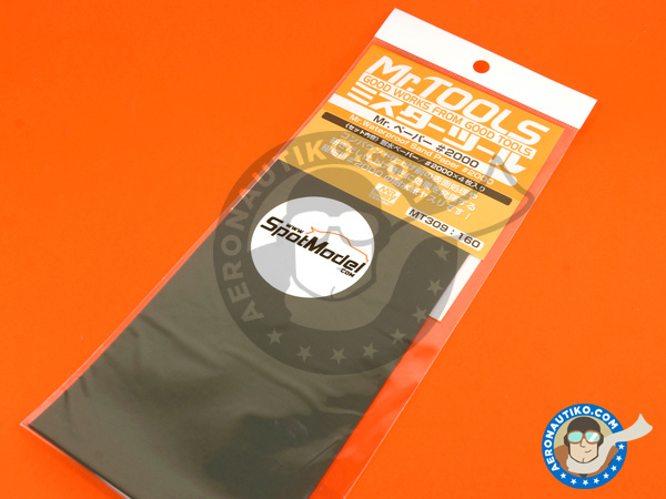 Image 2: Mr Waterproof sand paper #2000 | Sandpaper manufactured by Mr Hobby (ref. MT-309)