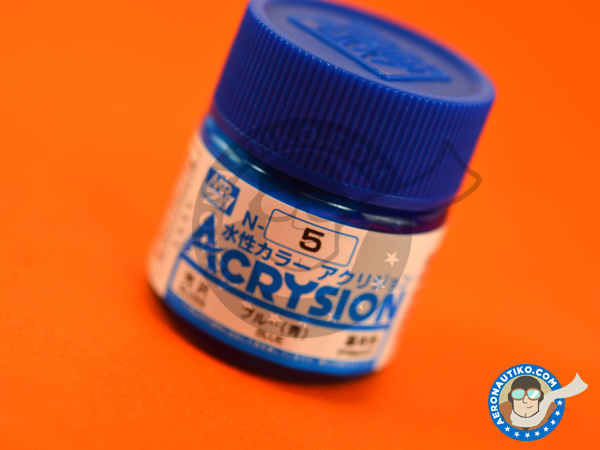 Image 1: Blue gloss | Acrysion Color paint manufactured by Mr Hobby (ref. N-005)