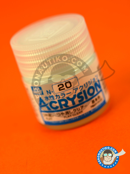 Flat clear | Acrysion Color paint manufactured by Mr Hobby (ref. N-020) image
