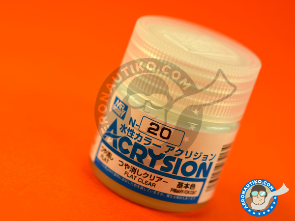 Image 1: Flat clear | Acrysion Color paint manufactured by Mr Hobby (ref. N-020)