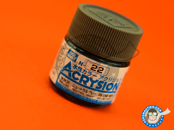 Image 1: Neutral gray | Acrysion Color paint manufactured by Mr Hobby (ref. N-022)