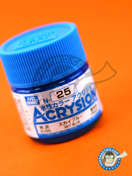 Sky Blue | Acrysion Color paint manufactured by Mr Hobby (ref. N-025) image