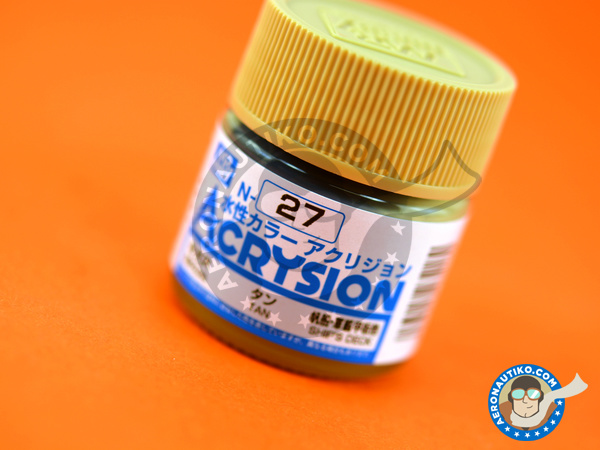 Image 1: Tan | Acrylic paint manufactured by Mr Hobby (ref. N-027)