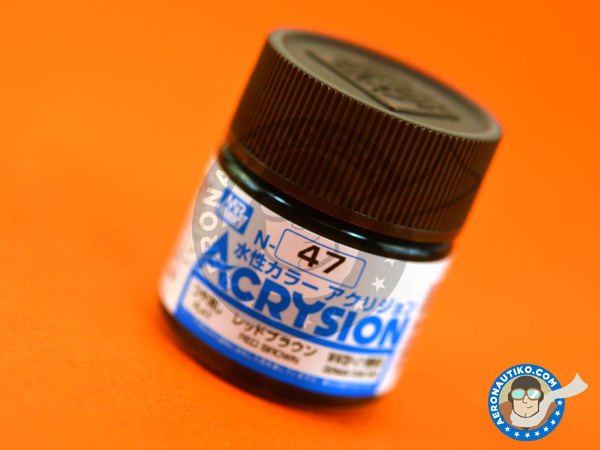 Image 1: Red Brown | Acrysion Color paint manufactured by Mr Hobby (ref. N-047)