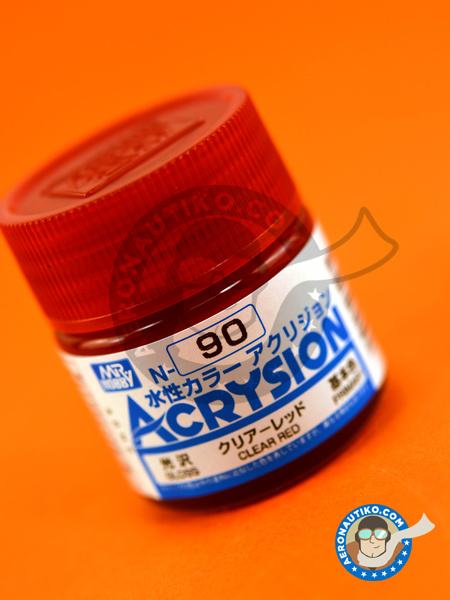 Clear red | Acrysion Color paint manufactured by Mr Hobby (ref. N-090) image