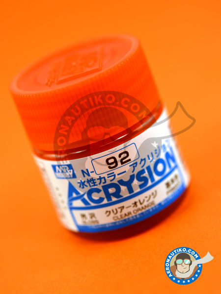 Clear orange | Acrysion Color paint manufactured by Mr Hobby (ref. N-092) image